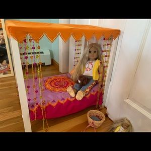 AG Beforever doll Julie’s canopy BED